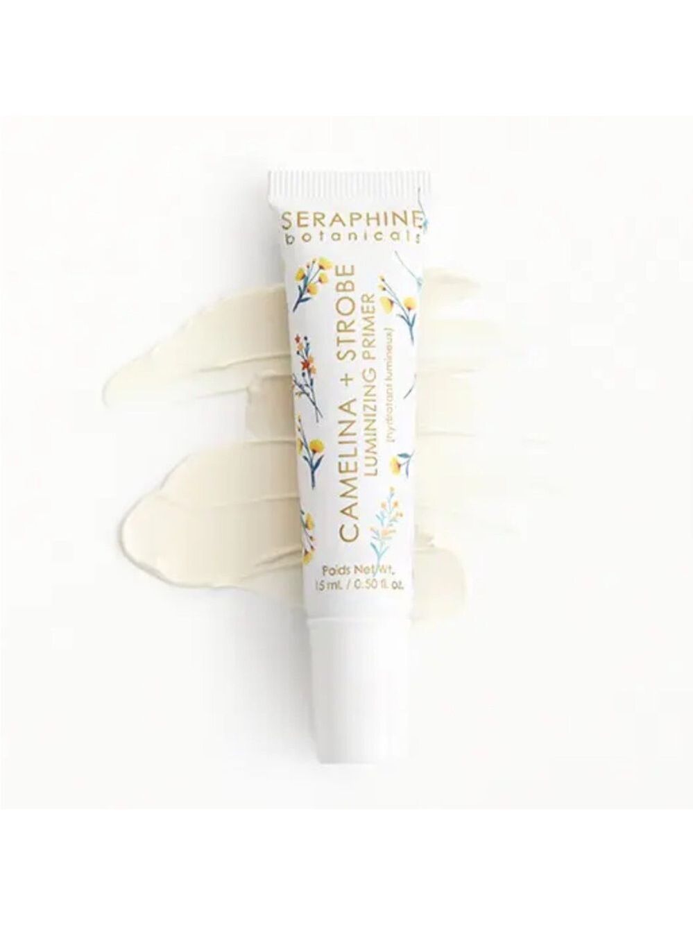 Seraphine Botanicals Peach Glow Luminizing Primer NIB